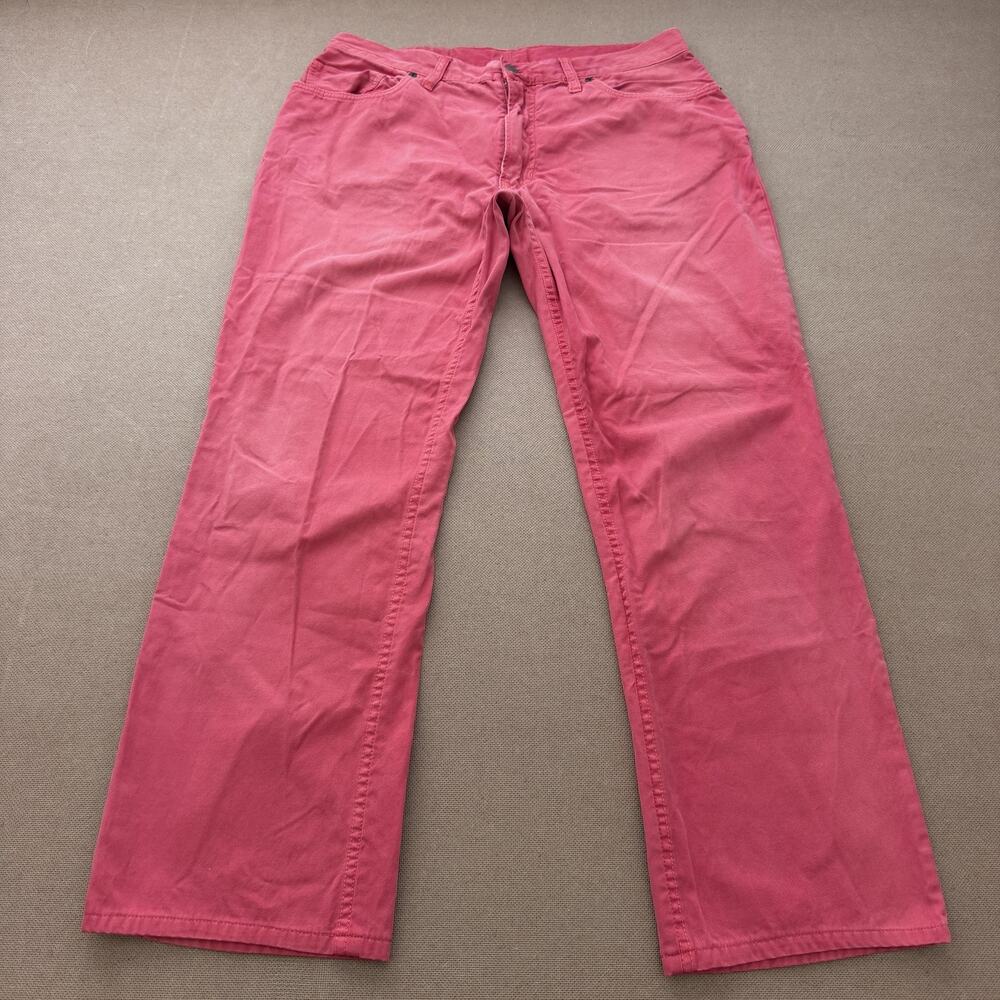 Polo Ralph Lauren Andrew Pants Mens 34x30 Pink Chino Relaxed Straight Casual